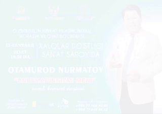OTAMUROD NURMATOV — “UNUTMADINGIZMI MENI”